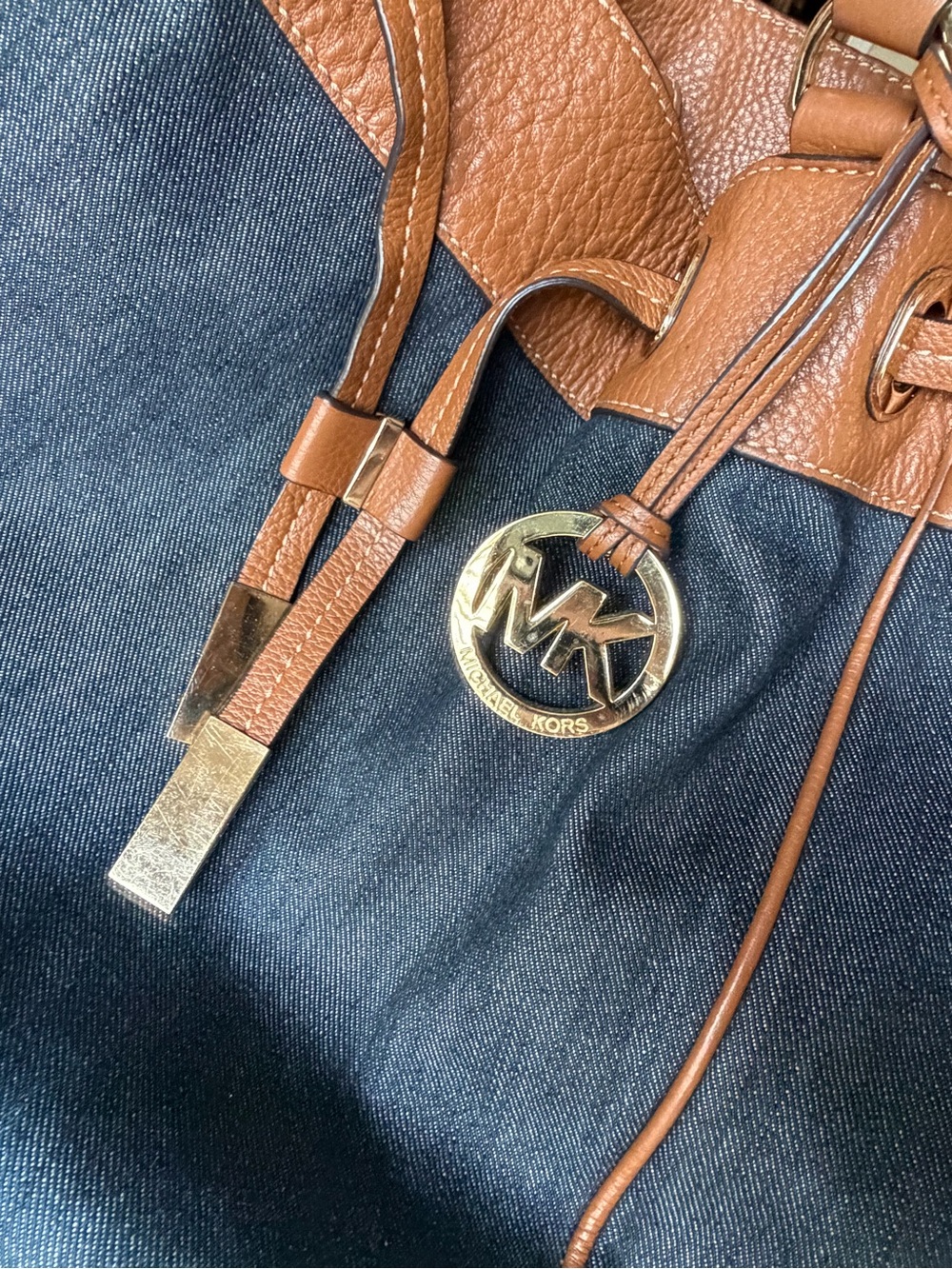 Denim Michael Kors Purse